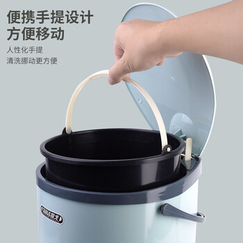 天章(TANGO)垃圾桶家用带盖厕所卫生间筒脚踏式大容量8.5L客厅轻奢厨房办公室商用 圆形脚踏垃圾桶(有桶) 天章(TANGO)垃圾桶家用带盖厕所卫生间筒脚踏式大容量8.5L客厅轻奢厨房办公室商用 圆形脚踏垃圾桶(有桶)