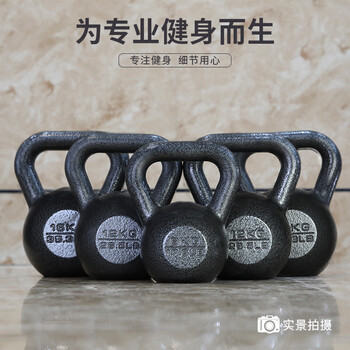 PROIRON普力艾 铸铁壶铃男士提壶哑铃壶健身壶铃深蹲练臀器械壶铃球 24KG PROIRON普力艾 铸铁壶铃男士提壶哑铃壶健身壶铃深蹲练臀器械壶铃球 24KG