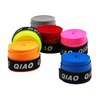 启傲(QIAO)羽毛球手胶防滑粘性吸汗带桶装手胶握把胶60条/筒（钓鱼竿自行车网球拍可用）