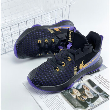 hkyx詹姆斯18代鸳鸯湖人使节lbj实战见证4战靴5全男运动16篮球鞋 见证