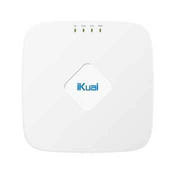 爱快（iKuai）千兆路由器 无线ap吸顶 ac1200 5G双频 商用/企业级 ac+ap 远程控制/全屋组网 poe供电H17