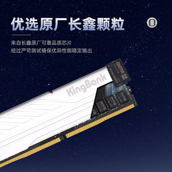 金百达（KINGBANK）32GB(16GBX2)套装 DDR4 3200 台式机内存条长鑫颗粒 银爵 C16 适配黑神话悟空