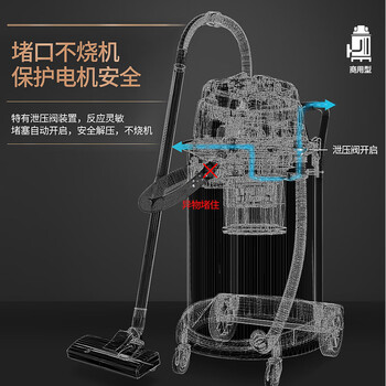 杰诺3200w大功率商用工业吸尘器吸水车间工厂粉尘强力干湿两用70L大容量JN309地刷豪华款 杰诺3200w大功率商用工业吸尘器吸水车间工厂粉尘强力干湿两用70L大容量JN309地刷豪华款