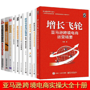 跨境电商大全10册增长飞轮+跨境电商运营实战宝典+开店实战宝典+跨境电商与业务+...