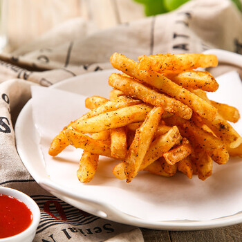 凯文迪施 黑胡椒 辣味脆薯条 750g  牛排炸鸡西餐伴侣 方便面食小吃