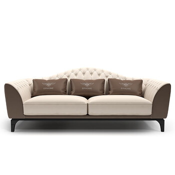 真皮沙发组合简约港式客厅三人整装后现代轻奢家具y7 claudia【英国