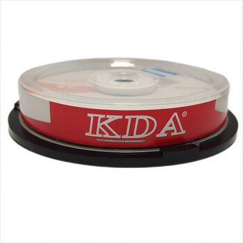 KDA DVD+R 商务办公16速 4.7G 光盘/刻录光盘/刻录碟片/光碟 桶装10片 dvd碟片 空白刻录盘 光盘定制