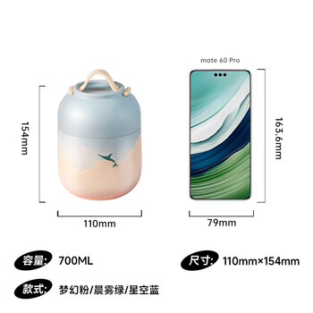 物生物(RELEA)焖烧杯316不锈钢焖烧壶保温饭盒桶上班宿舍焖粥杯汤壶节日礼物 物生物(RELEA)焖烧杯316不锈钢焖烧壶保温饭盒桶上班宿舍焖粥杯汤壶节日礼物