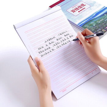 凯萨(KAISA)精装双线信纸稿纸作文信纸草稿纸文稿纸 16K(280×195mm)40S T-16401高中生学习神器 凯萨(KAISA)精装双线信纸稿纸作文信纸草稿纸文稿纸 16K(280×195mm)40S T-16401高中生学习神器