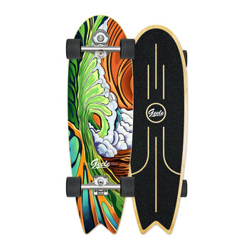 板s5旋转扭簧滑雪练习板冲浪训练板33寸 33英寸燕尾s5【西海浪花】