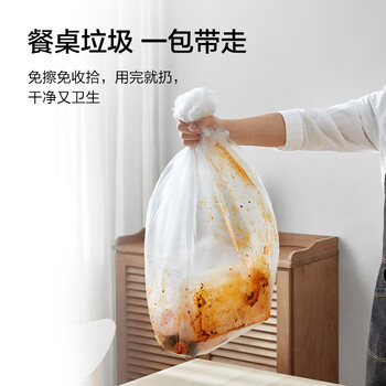 京东京造 一次性桌布 长方形大号加厚烧烤露营透明台布180×180cm【30张】