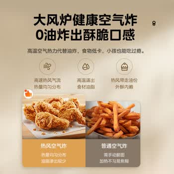 美的（Midea）多功能风炉电烤箱家用 空气炸锅烤箱一体机/40L大容量/四面搪瓷/热风循环/PT4012W二代