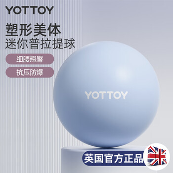 yottoy普拉提小球瑞士瑜伽球迷你25cm塑形蜂腰翘臀健身体操运动平衡球女