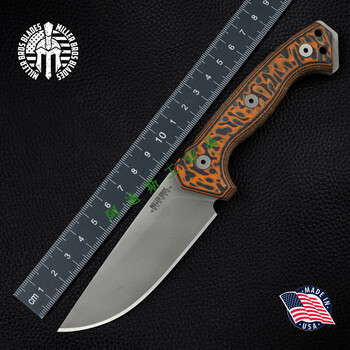 山头林村美国米勒兄弟亚特兰大刀展藏品高端手工战术直刀世界名刀60