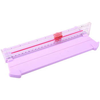 可得优裁纸刀小型裁纸器切纸刀手工裁刀切纸机滑动裁纸机美工刀可裁切10页