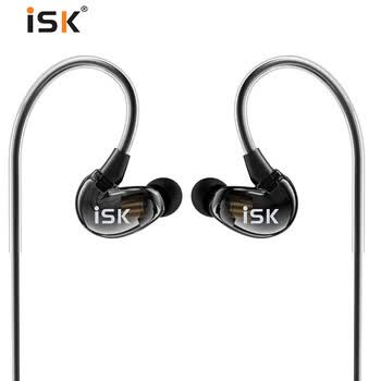 iSK NX800监听耳机主播专用声卡直播耳返入耳式高保真长线直播唱歌电竞HiFi耳塞（赠6.5转接头）