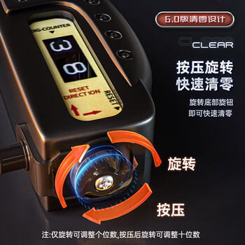 李宁（LI-NING）计数握力器练手力男士可调节康复腕力球儿童训练手臂锻炼健身器材