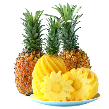 云南香水菠萝当季水果手撕凤梨香甜即食小菠萝香水菠萝带箱3斤净重28