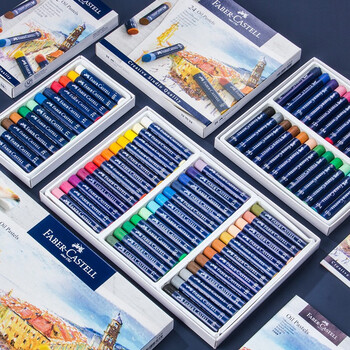 【全网低价】辉柏嘉(Faber-castell)油画棒 蜡笔 24色蓝纸盒127024美术写生 【全网低价】辉柏嘉(Faber-castell)油画棒 蜡笔 24色蓝纸盒127024美术写生