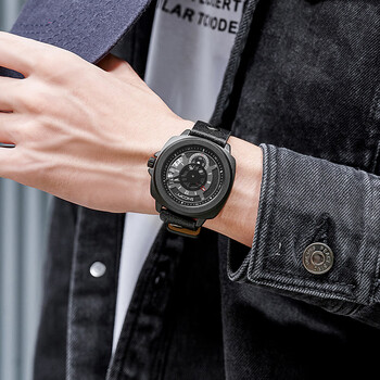 新款snoopy史努比方形手表男士防水时尚潮流休闲大表盘个性石英表皮带