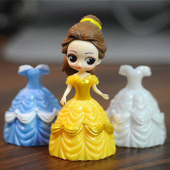 洋芭比娃娃套装白雪公主冰雪奇缘贝儿美人鱼女孩换衣生日礼物玩具贝尔