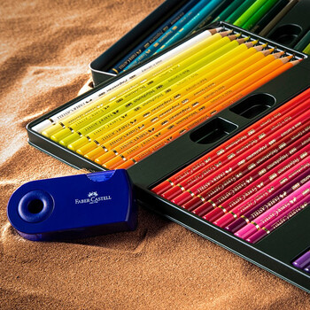 辉柏嘉（Faber-castell）彩铅60色水溶彩铅彩色铅笔画笔套装绘画工具辉映百年礼盒山海经IP款美术写生
