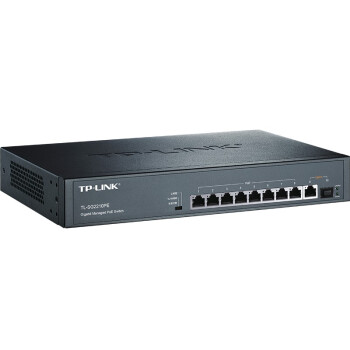 TP-LINK 云交换TL-SG2210PE 10口全千兆Web网管 云管理PoE交换机 (8PoE口+1千兆口+1千兆SFP)  企业级分流器