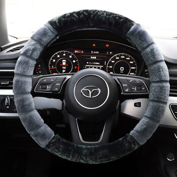 鑫睿捷潍柴u70英致g3g5英致727英致737专用汽车方向盘套冬季短毛绒把
