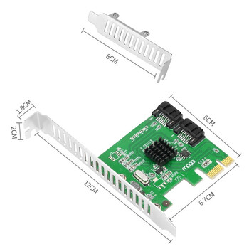 魔羯(MOGE)PCIEx1转SATA3.0阵列卡 MC2656 台式机SATA3.0阵列卡 转接卡 支持NCQ、raid0、1 魔羯(MOGE)PCIEx1转SATA3.0阵列卡 MC2656 台式机SATA3.0阵列卡 转接卡 支持NCQ、raid0、1