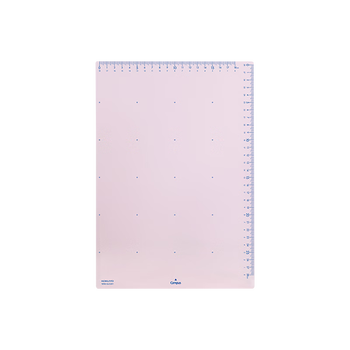 国誉(KOKUYO)学生办公用带尺刻度垫板Campus可夹纸垫板 A4/粉色 1个 WSG-SJC201P