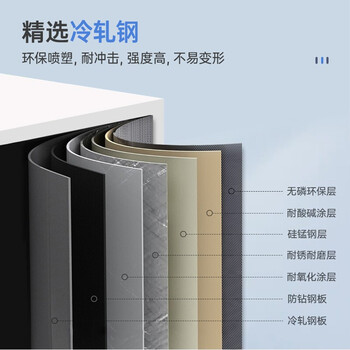 中伟矮柜活动柜文件柜抽屉柜桌下柜床头柜铁皮柜收纳柜带轮子三抽黑色 中伟矮柜活动柜文件柜抽屉柜桌下柜床头柜铁皮柜收纳柜带轮子三抽黑色