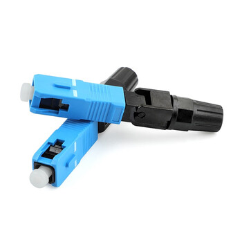 维英通 电信级SC/UPC冷接头预埋式皮线光纤快速连接器FTTH光钎冷接子 100支装