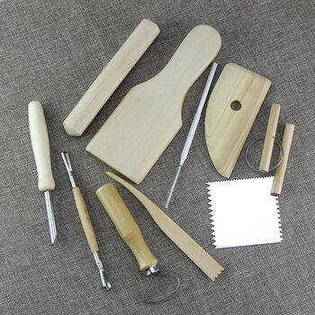 雕塑工具精雕油泥工具雕刻塑刀diy软陶泥塑超轻粘土陶艺套装 陶艺工具