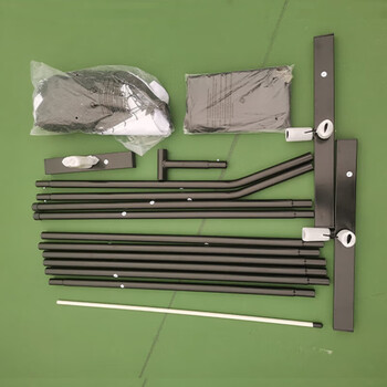 威仕顿（WEISHIDUN）匹克球网架 标准单双人室内户外比赛便携式可移动（球网+网架）