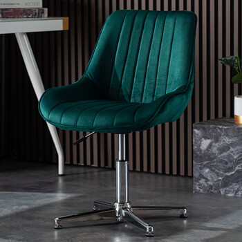 冬欧电脑椅家用升降旋转靠背坐椅小型升降椅前台轻奢书房办公电脑椅