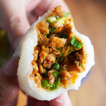 虎钢馋浙江衢州特产龙游酱粿清明果糯米粿特色小吃美食手工农家 白色