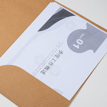 齐心（COMIX）10只A4牛皮纸纯浆文件套 L型资料文件袋文件快递袋耐用二页文件夹 DS-320黄