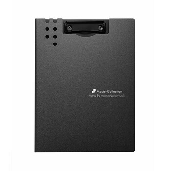 三木（SUNWOOD）名匠系列 A4竖式发泡板夹加厚文件夹/资料册/会议报告夹/试卷资料收纳 黑色 MC66