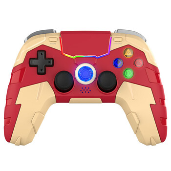 天颛 战神5限定手柄ps4/ps3钢铁侠无线蓝牙游戏手柄震动功能带led灯效