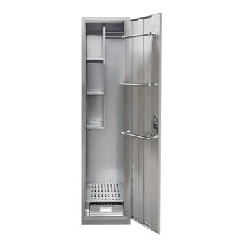 益美得fh 1132 益美得fh 1132 不锈钢清洁柜保洁柜学校拖把扫把工具收纳柜304不锈钢单门厚度0 9mm 行情报价价格评测 京东