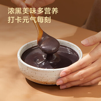 京东京造鲜来多黑芝麻糊五黑粉核桃芝麻黑豆粉即食早餐中老年营养品600g