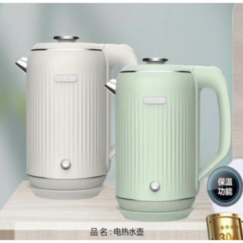 久量（DP）电热烧水壶电热水壶304食品级不锈钢热水壶1.8升大容量家用CD-1819X