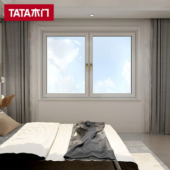 tata木门专业制作工艺油漆款窗套混油白色窗套莫兰迪粉