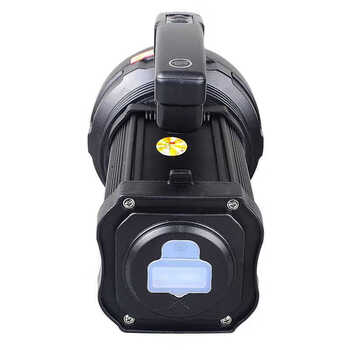 1000w强光手电筒探照灯充电远射王5000米照明灯户外防水超氙 1208