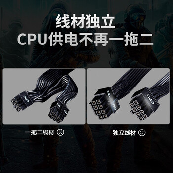 酷冷至尊(CoolerMaster)GX650W电源 电脑电源/金牌全模组/支持双CPU/日系主电容/温控风扇/50无损输出