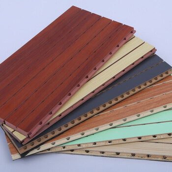 材料高档装修环保专用木质降噪隔音板消音板 12mmb1级红心阻燃吸音板