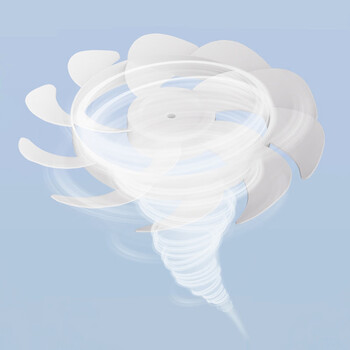 康佳（KONKA）落地电风扇十叶扇立式低噪家用宿舍风扇节能强劲大风力空气循环广角送风 KLDS-2401