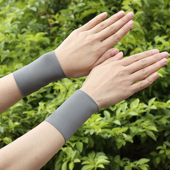 铭汇通夏季冰丝薄护腕冰丝防晒短款女男遮疤纹身透气运动扭伤手腕薄