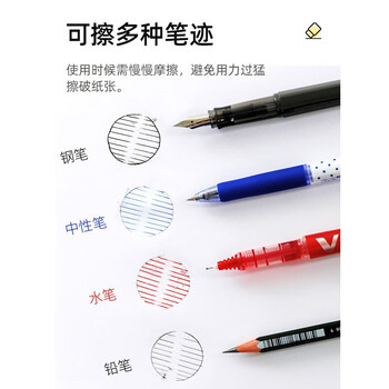 普乐士（PLUS）橡皮可擦水笔 干净磨砂橡皮擦 学生高考用具 考试用橡皮擦 少屑 磨砂款