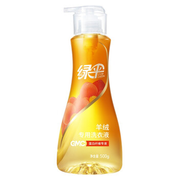绿伞 GMC羊绒专用洗衣液500g保持羊绒毛呢大衣蓬松柔顺清洁剂洗涤液 绿伞 GMC羊绒专用洗衣液500g保持羊绒毛呢大衣蓬松柔顺清洁剂洗涤液